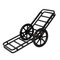 2-in-1 Folding Deer Cart - 19" All-Terrain Tires
