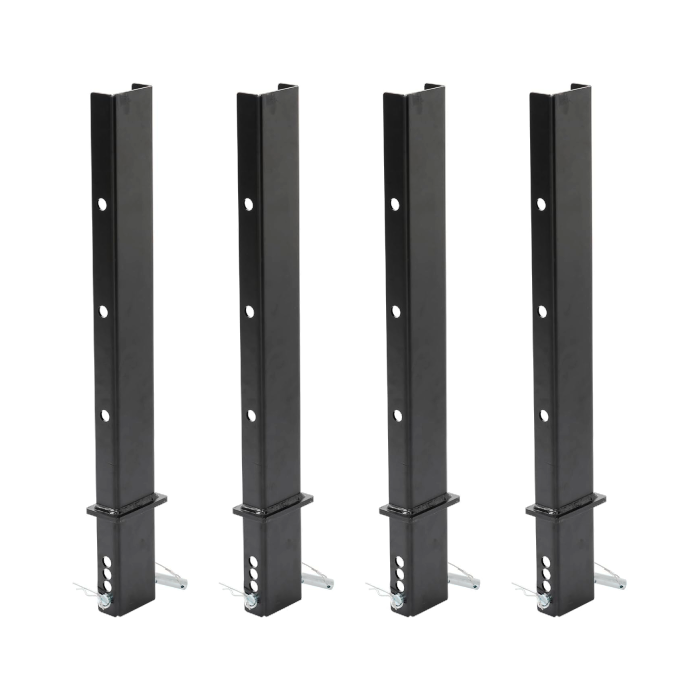 4-Pack 30" Adjustable C-Channel Pipe Stakes