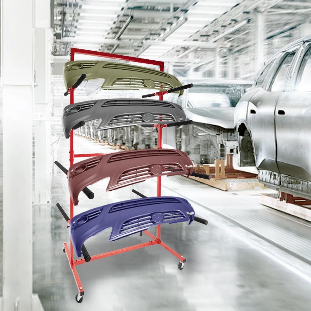 Mobile Bumper Storage Rack - 8 Pairs of Arms