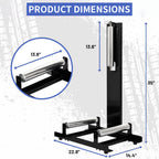 Rolling Wheel Detailing Stand,Heavy Duty Wheel Cleaning Stand - 110 lbs Capacity
