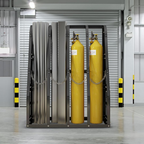 4-Bay Vertical Storage Rack - 1500 lbs Capacity