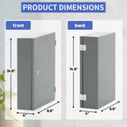 Locking Narcotics Safe - Double Door Security